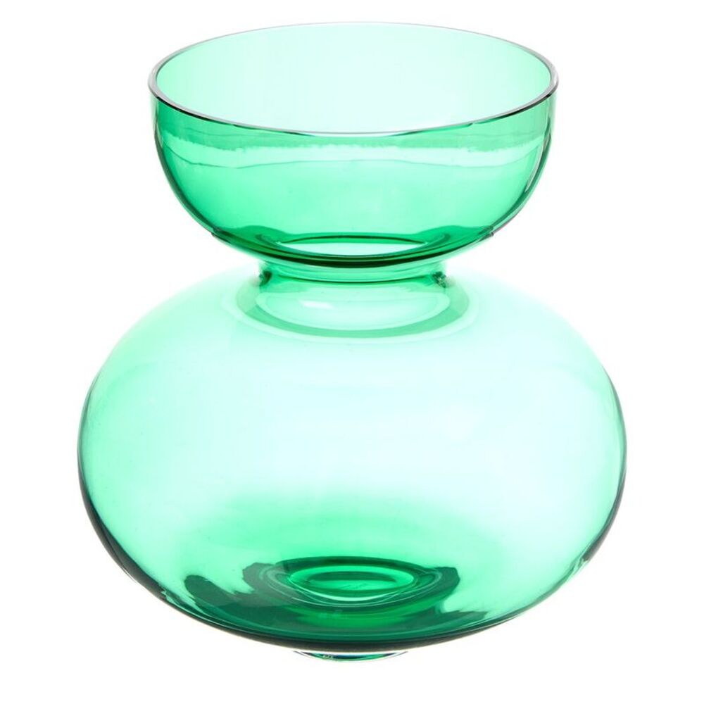 Georg Jensen Mouth Blown Alfredo 10In Vase, Green